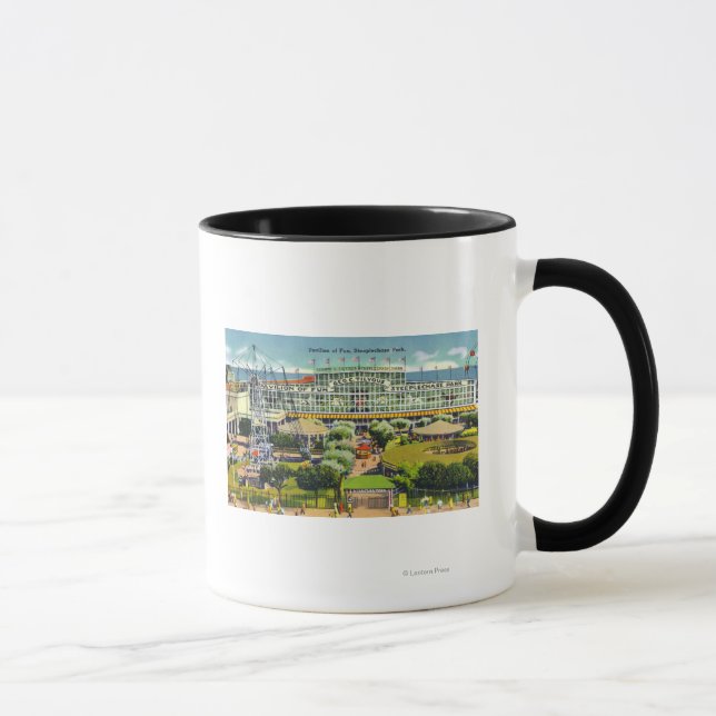 Mug Steeplechase Park Vue du Pavillon de l'Amusement (Droite)