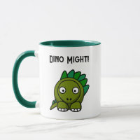 Stégosaure de dessin animé vert mignon avec un jeu