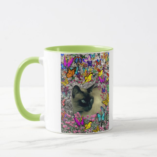 Mug Stella chez le chat siamois de point de chocolat (Gauche)