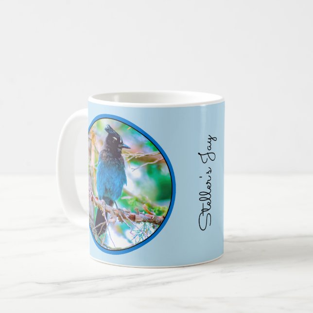 Mug Steller's Jay - Photographie originale (Devant gauche)