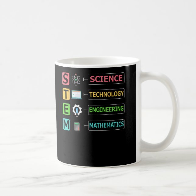 Mug STEM Science Technologie Ingénierie Mathématiques  (Droite)