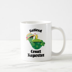 Mug Sténographe judiciaire retraité (tortue)