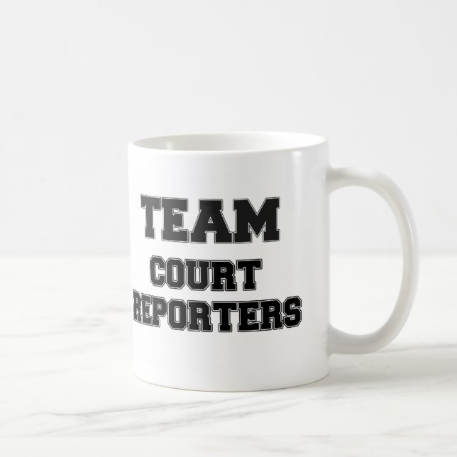 Mug Sténographes judiciaires d'équipe (Droite)