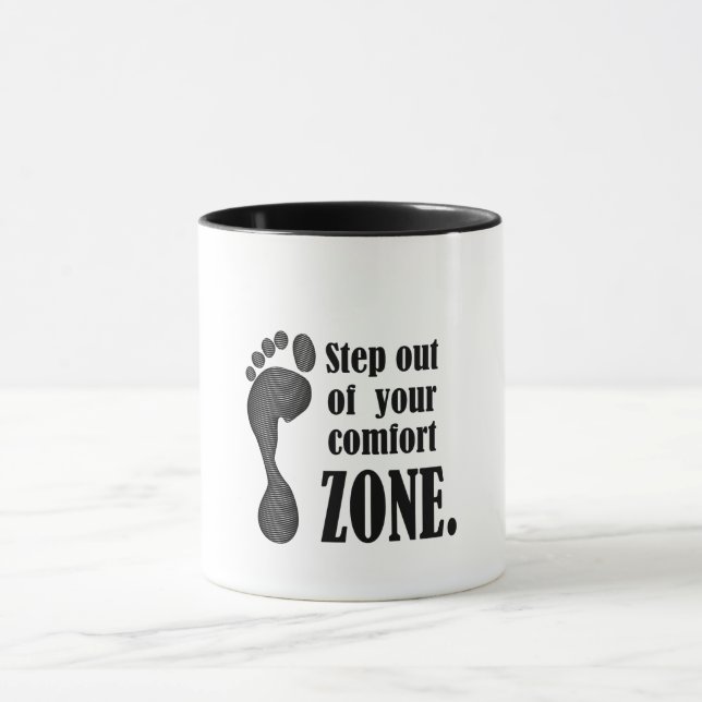 Mug step out of your comfort zone  (Centre)