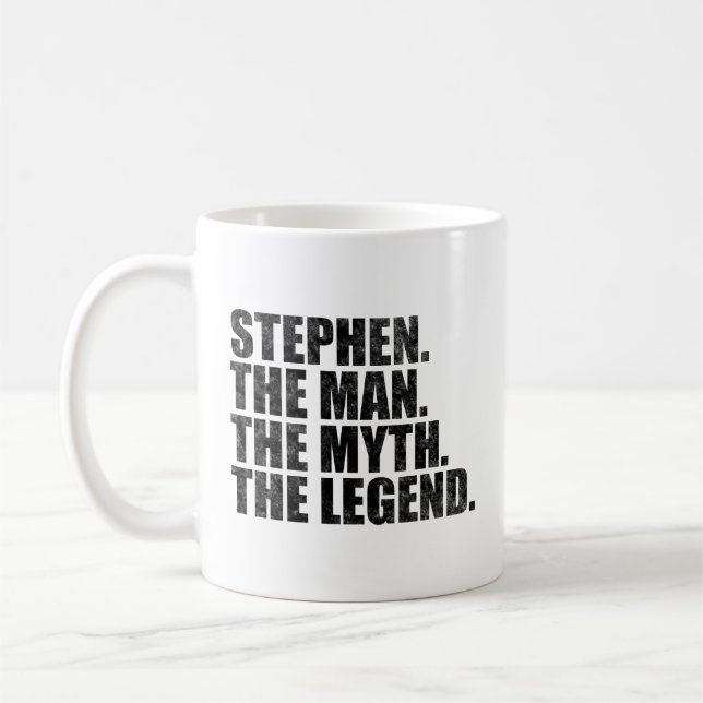 Mug Stephen nom, Stephen L'Homme Le Mythe La Légende (Gauche)
