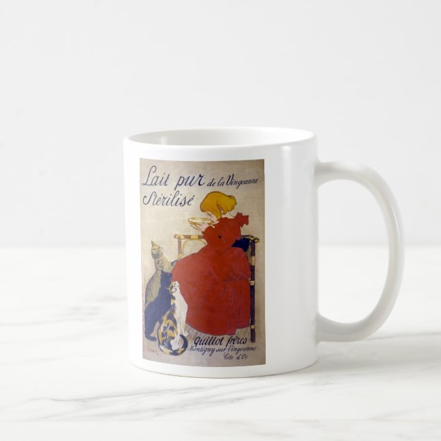 Mug Stérilisé de la Vingeanne, Steinlen de pur de Lait (Droite)