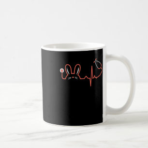 Mug Stethoscope lapin de Pâques Infirmière Docteur Rab