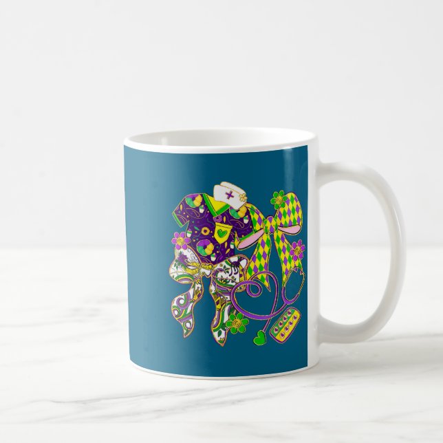 Mug Stethoscope Nurse Happy Mardi Gras New Orleans Fle (Droite)