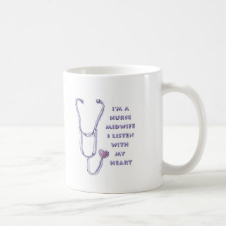 Mug Stéthoscope Sages-femmes Infirmières Cœur