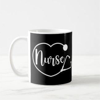 Mug Stéthoscopes du coeur des infirmières