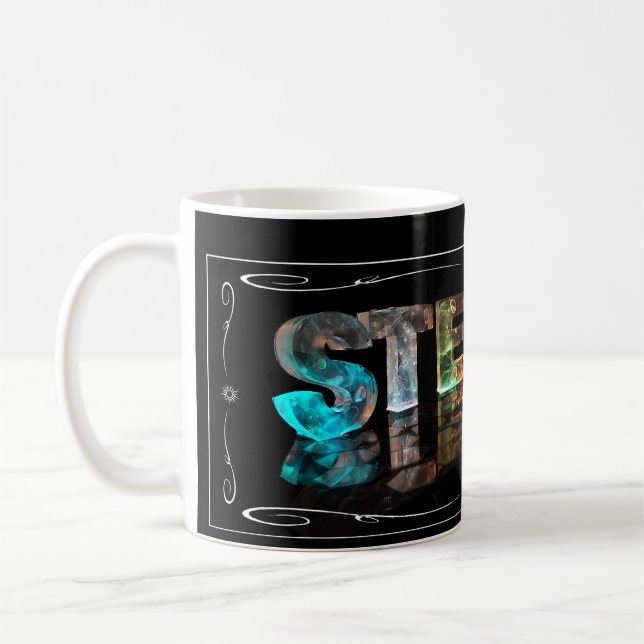 Mug Steven - le Steven nommé dans 3D s'allume (Gauche)