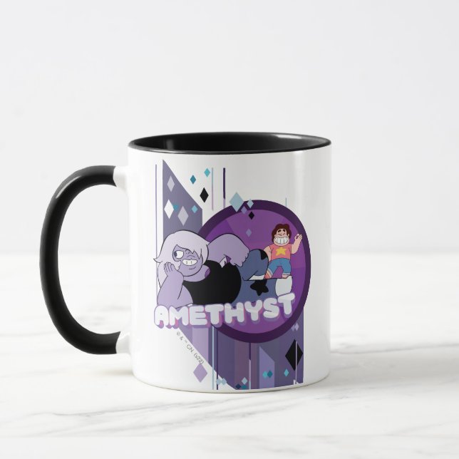 Mug Steven Universe | Graphique de caractères d'améthy (Gauche)