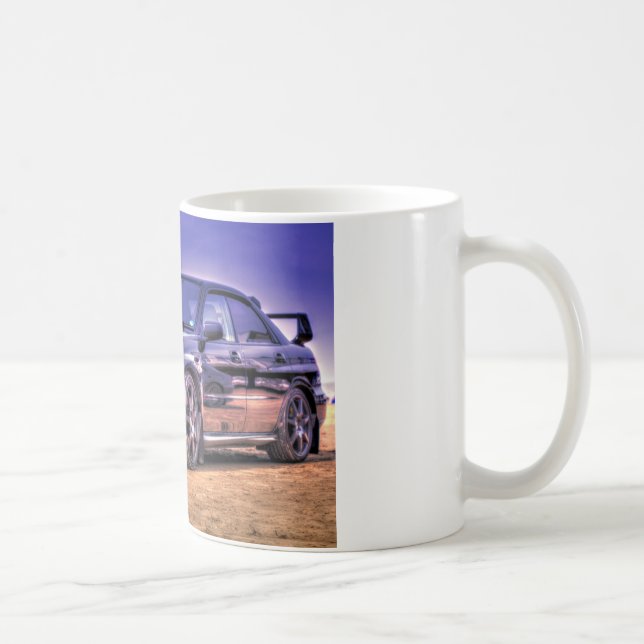 Mug STi noir de Subaru Impreza WRX (Droite)