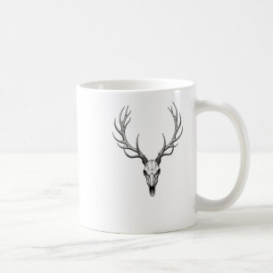 Mug Sticker à crâne de cerf moderne tendance2