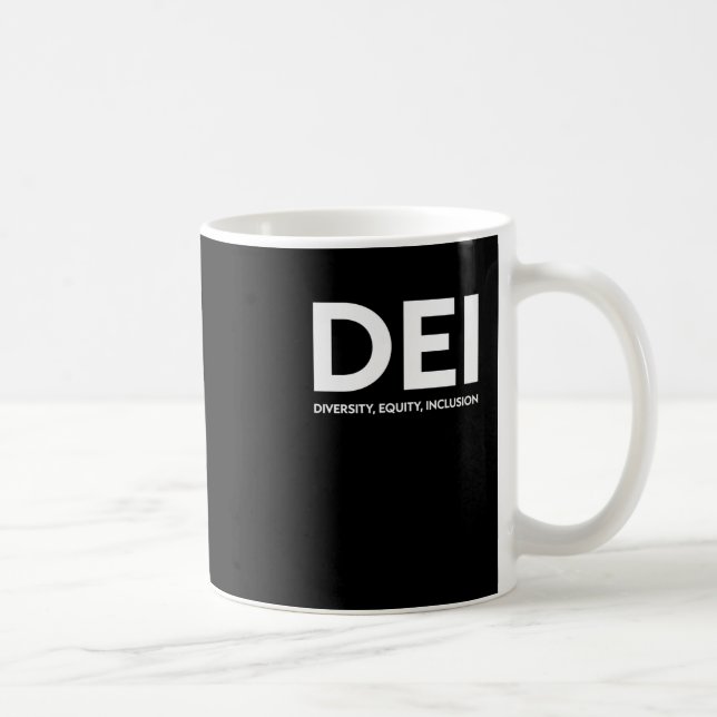 Mug Sticker Dei Diversity Equity Inclusion (Droite)