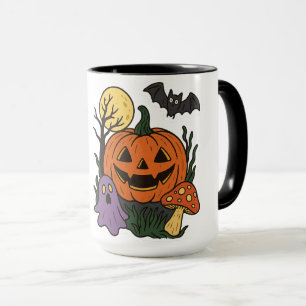 Mug Sticker Halloween éffrayant