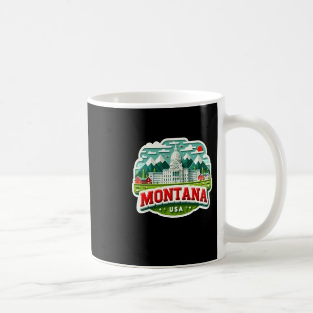 Mug Sticker Montana En Usa (Droite)