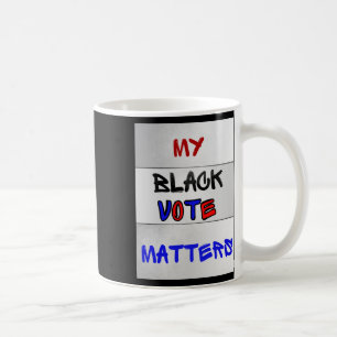 Mug Sticker My Black Vote S