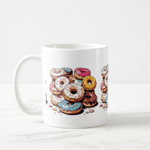 Mug Sticker transparent pour les donuts