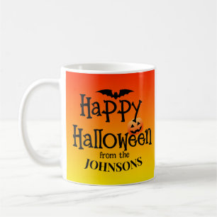 Mug Stickers Halloween personnalisés : Ajouter un nom 