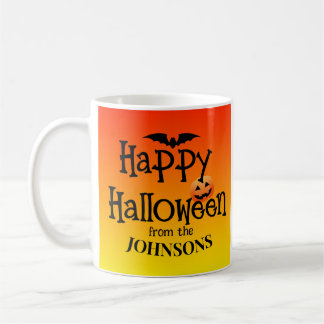 Mug Stickers Halloween personnalisés : Ajouter un nom