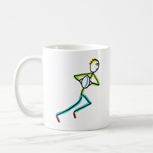 Mug Stickman Rugby (Gauche)