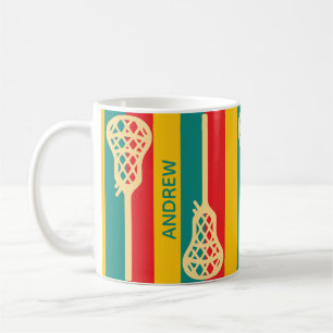 Mug Sticks de crosse rouge et vert