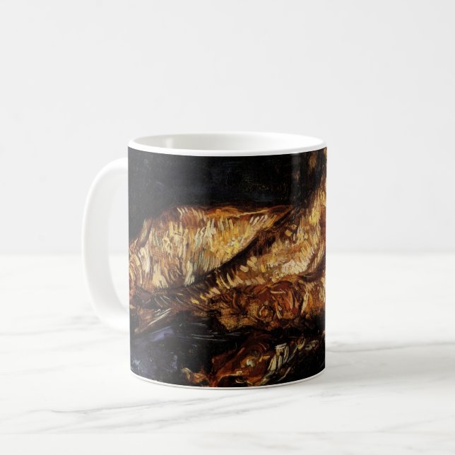 Mug Still Life with Bloaters par Vincent van Gogh (Devant gauche)