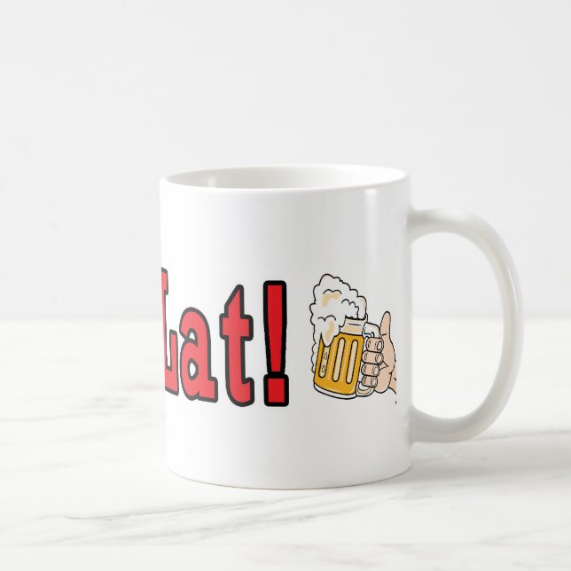 Mug Sto Lat ! Avec des bouchons de bière (Droite)