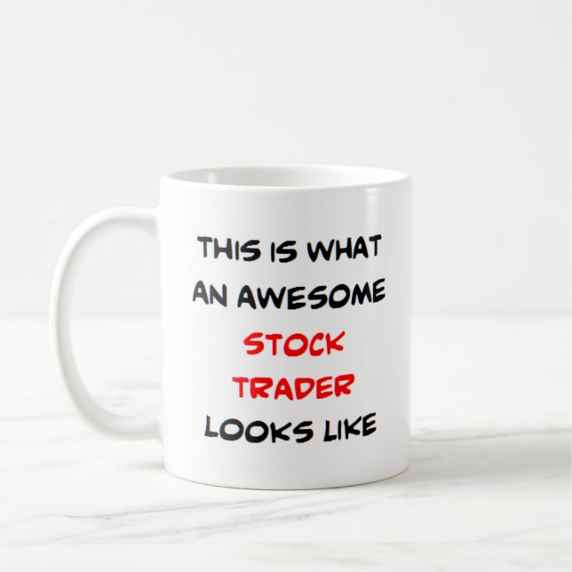 Mug stock trader, génial (Gauche)