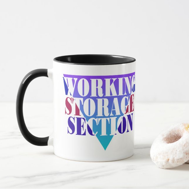 Mug Stockage de travail en programmation Cobol (Avec donut)