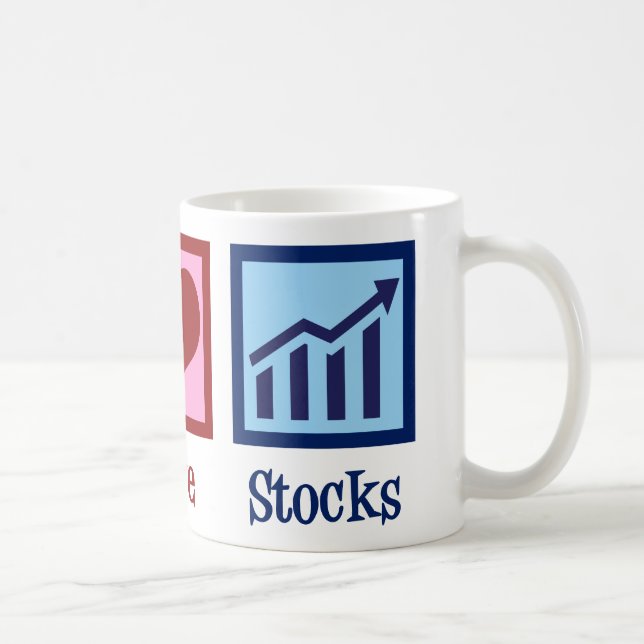 Mug Stocks de l'amour pour la paix (Droite)