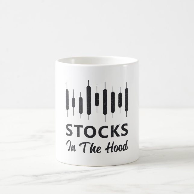 Mug Stocks stocks Du Marché Dans Le Trader Trader De H (Centre)
