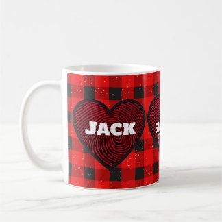 Mug Stole My Heart Love Plaid Classic Mug, 325 ml