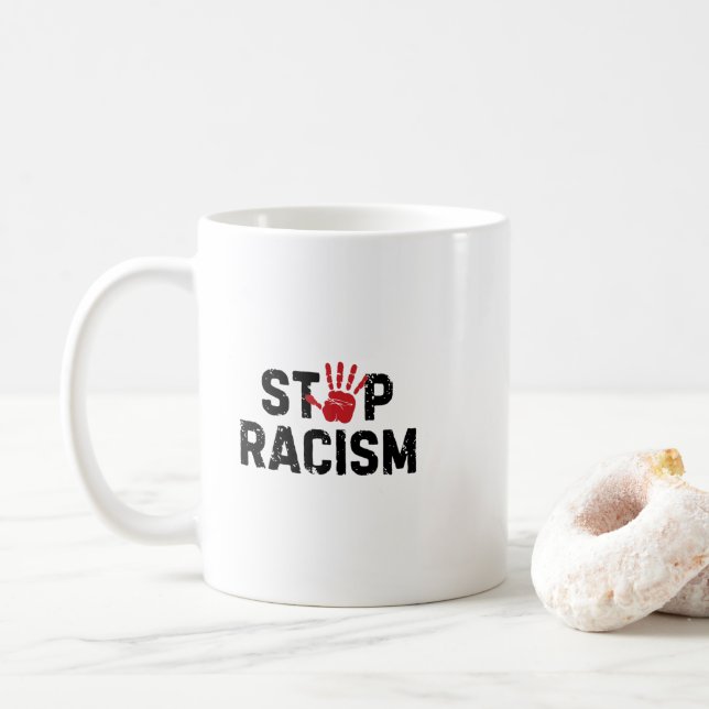 Mug stop racism  (Avec donut)