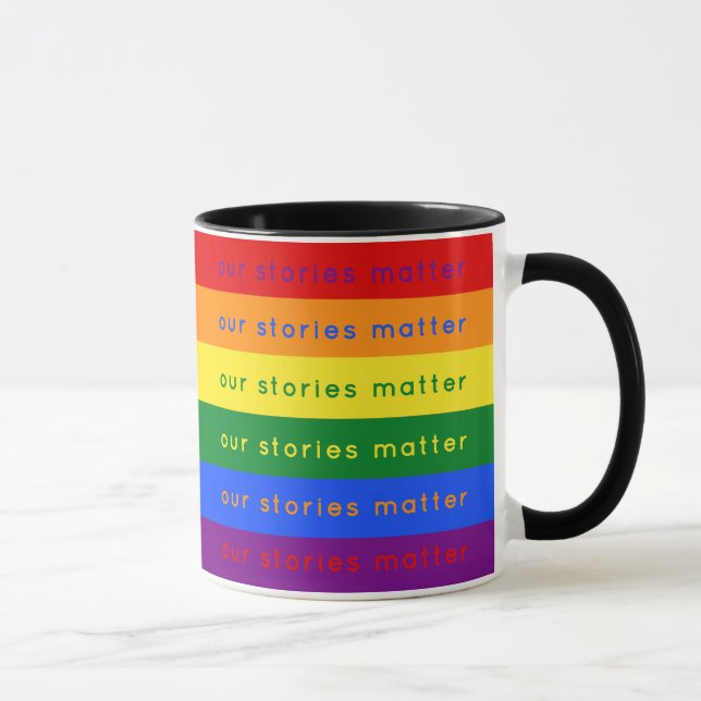 Mug Stories Matter Gay Pride Intersection Rainbow Flag (Droite)