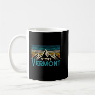 Mug Stowe Vermont Montagnes Vintages Souvenir Tirage c