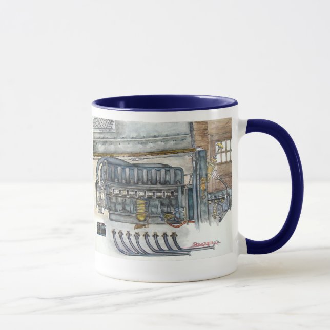 Mug strai8, moteur du bleu 6 (Droite)