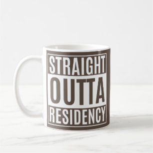 Mug Straight Outta Résidence diplôme médical
