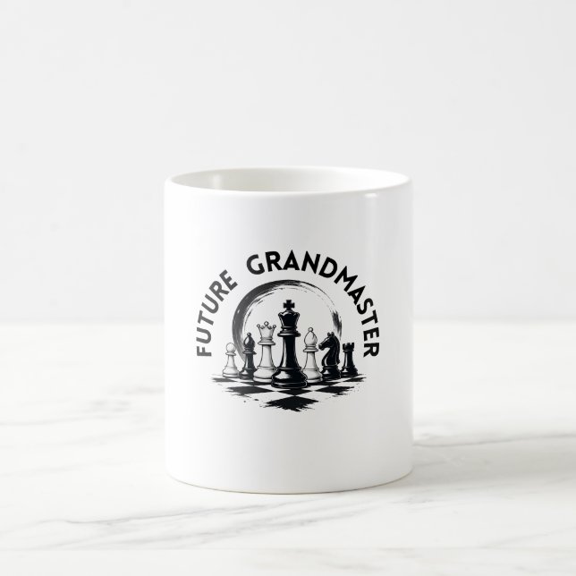 Mug Stratégie d'échecs classique Roi d'échecs Design (Centre)