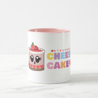 Mug Strawberry cute cheesecake cup 