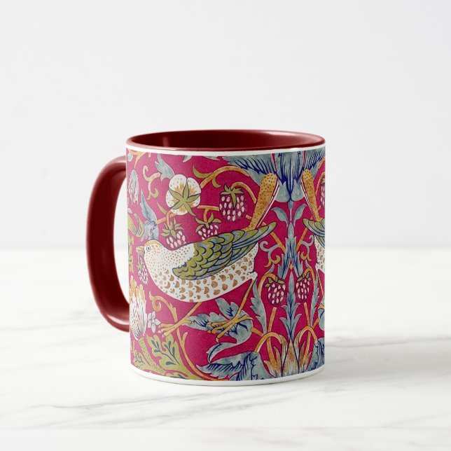 Mug Strawberry Thief, William Morris (Devant gauche)