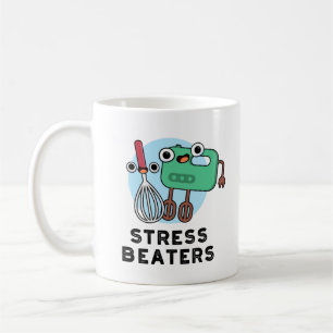 Mug Stress Beatters Funny Baking Whisk Pun