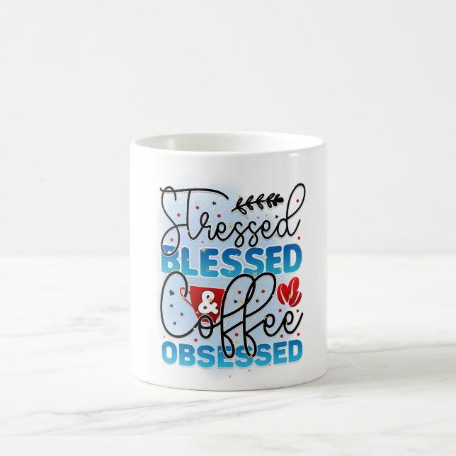 Mug Stress café béni obsédée (Centre)
