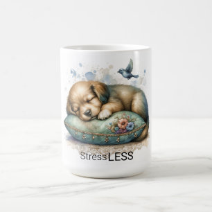 Mug Stress De Chiot Reposant Moins