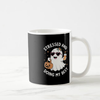 Mug Stress Et Faire Mon Meilleur Fantôme Drôle Hallowe