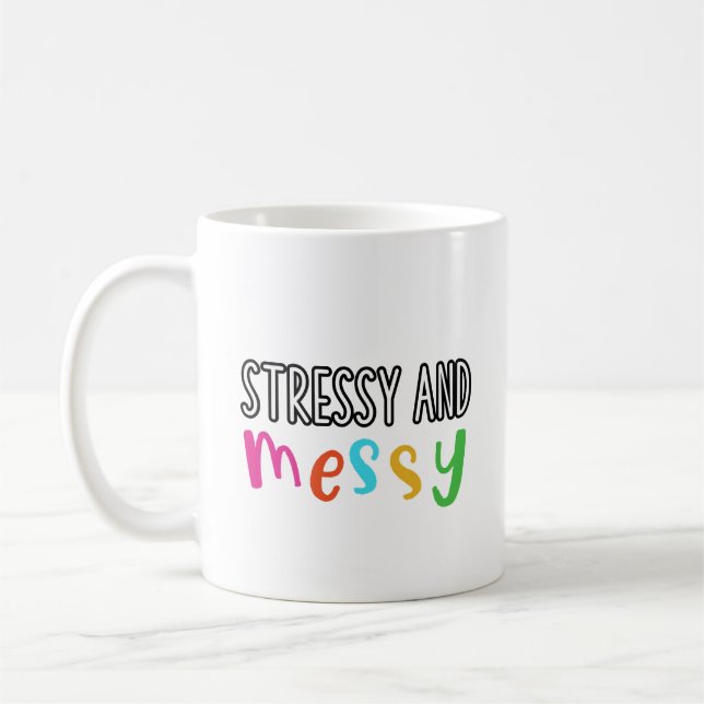 Mug Stressant et désordonné (Gauche)