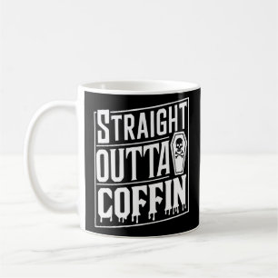 Mug Stright Outta Coffin Funny Vampire Puns d'Hallowee