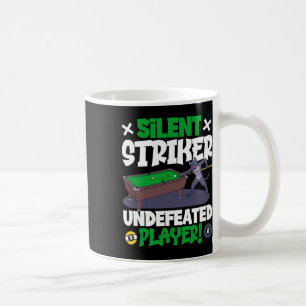 Mug Striker Silencieux - Billard Et Chat