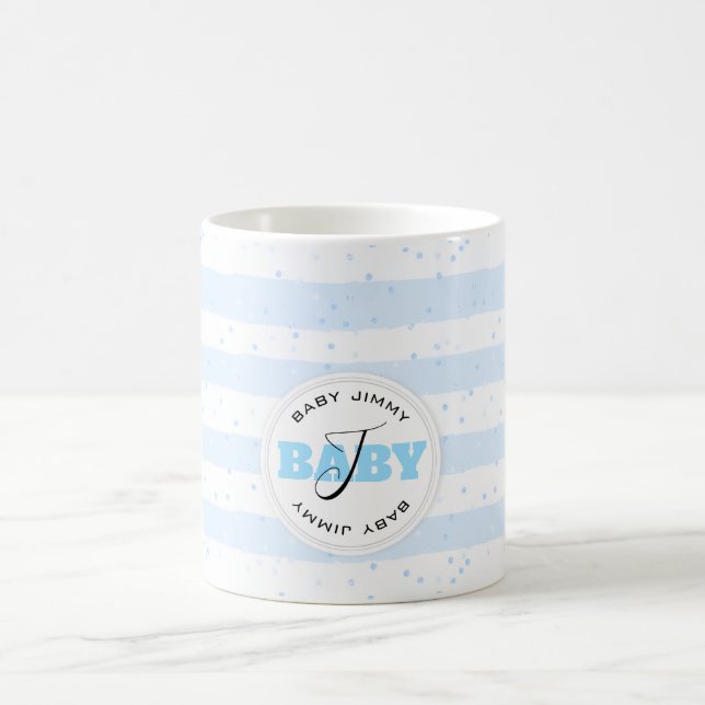 Mug Stripes Blue and White (Centre)